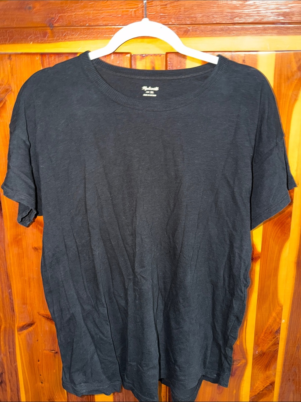 Madewell Black Short Sleeve Crew Tee
